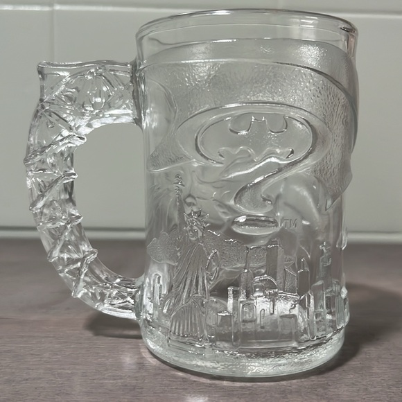 BATMAN FOREVER CLEAR GLASS MUG - Picture 4 of 7